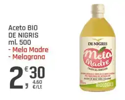Supermercati Dok Aceto BIO De Nigris Mela Madre offerta