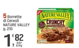 Supermercati Dok Barrette di Cereali Nature Valley offerta