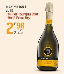 Supermercati Dok Maximilian I -Muller Thurgau Brut/Rosè Extra Dry offerta