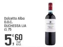 Supermercati Dok Dolcetto Alba D.O.C. Duchessa Lia offerta