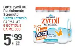 Supermercati Dok Latte Zymil UHT Parzialmente Scremato Senza Lattosio offerta