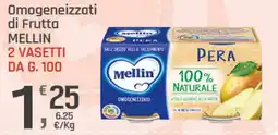 Supermercati Dok Omogeneizzati di Frutta Mellin Pera offerta