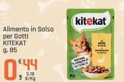 Supermercati Dok Alimento in Salsa per Gatti Kitekat offerta