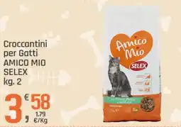 Supermercati Dok Selex Croccantini per Gatti Amico Mio offerta
