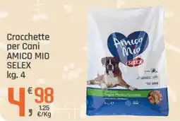Supermercati Dok Crocchette per Cani Amico Mio Selex offerta