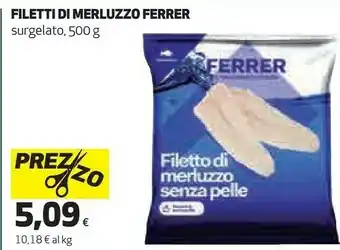 Coop Coop - cuori di filetti di merluzzo sudafricano surgelato offerta