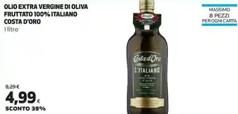 Coop Olio extra vergine di oliva fruttato 100% italiano offerta
