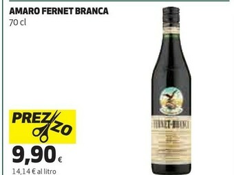 Coop Fernet branca amaro offerta