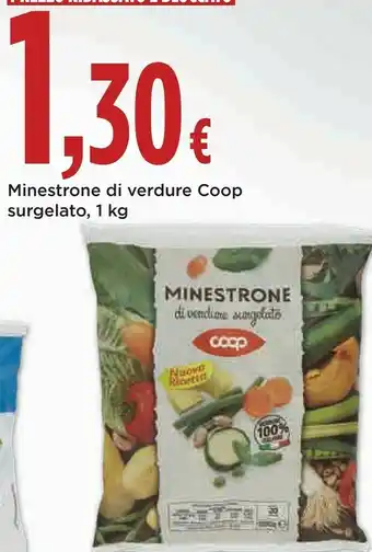 Coop Coop - minestrone di verdure surgelate 1000 g(ml) offerta