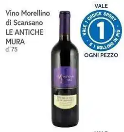 Famila Superstore Vino Morellino di Scansano Le Antiche Mura offerta