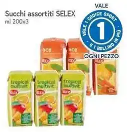 Famila Superstore Succhi assortiti SELEX offerta