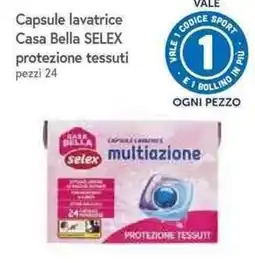 Famila Superstore Capsule lavatrice Casa Bella SELEX offerta