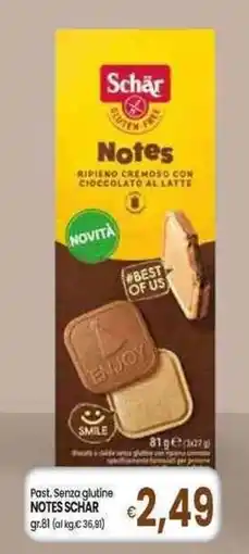 Famila Superstore Notes Schar offerta