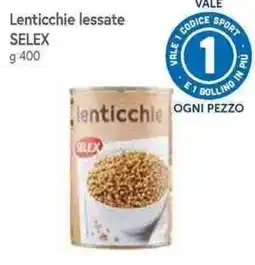 Famila Superstore Lenticchie lessate Selex offerta