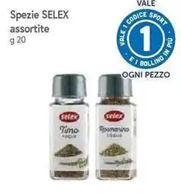 Famila Superstore Spezie SELEX assortite offerta