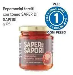 Famila Superstore Peperoncini farciti con tonno Saper di Sapori offerta