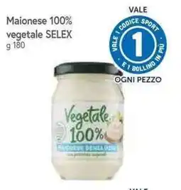 Famila Superstore Maionese 100% vegetale SELEX offerta