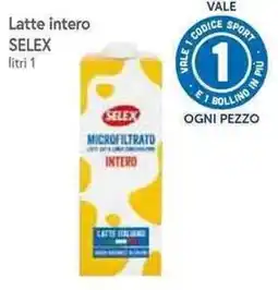 Famila Superstore Latte intero SELEX offerta