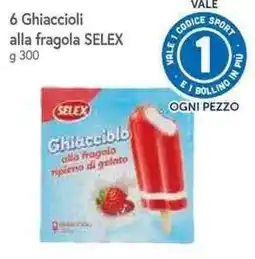 Famila Superstore Ghiaccio alla fragola SELEX offerta