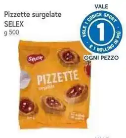 Famila Superstore Pizzette surgelate Selex offerta