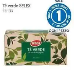 Famila Superstore Tè verde SELEX offerta