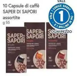 Famila Superstore Capsule di caffè Saper di Sapori assortite offerta