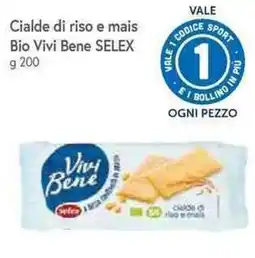 Famila Superstore Cialde di riso e mais Bio Vivì Bene SELEX offerta
