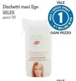 Famila Superstore Dischetti maxi Ego SELEX offerta