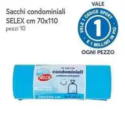 Famila Superstore Sacchi condominiali SELEX offerta