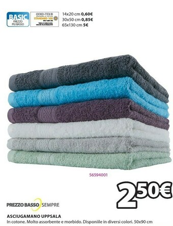 JYSK Asciugamani offerta