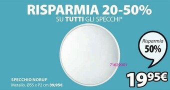 JYSK Specchio offerta