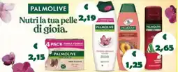 DB detersivi PALMOLIVE Nutri la tua pelle di gioia. offerta