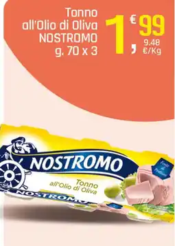 Supermercati Dok Nostromo Tonno all'Olio di Oliva offerta