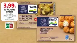 Basko Polpette di pesce merluzzo, salmone con spinaci offerta