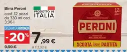 Carrefour Iper Birra Peroni offerta