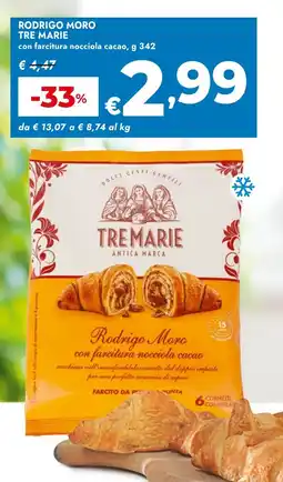 Bennet Tre Marie Rodrigo Moro con farcitura nocciola cacao offerta