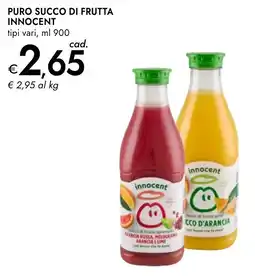 Bennet Puro succo di frutta Innocent offerta