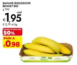Bennet Banane biologiche Bennet Bio offerta