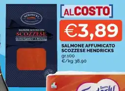 Mercatò Salmone affumicato scozzese Hendricks offerta