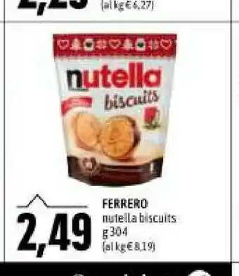 Emi Supermercati Nutella biscuits offerta