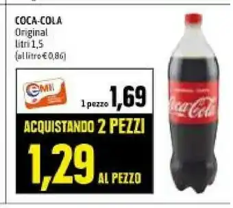 Emi Supermercati Coca-cola - coca-cola 1500 g(ml) offerta