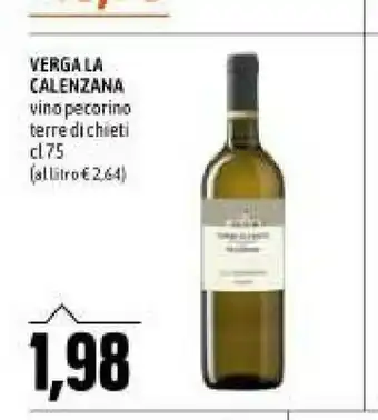 Verga la calenzana vino pecorino terre di chieti