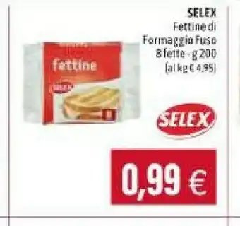 Emi Supermercati Fettine di formaggio fuso 200 g(ml) offerta