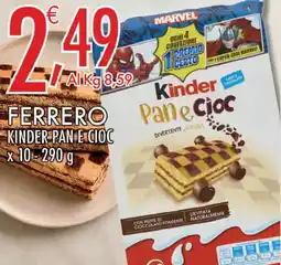 Crai Ferrero Kinder Pan e Cioc offerta