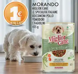 Crai Morando miglior cane le specialità italiane bocconcini pollo pomodori e fagiolini offerta