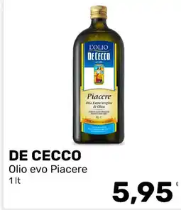 Iper Tosano De Cecco Olio evo Piacere offerta