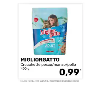 Migliorgatto Crocchette pesce/manzo/pollo