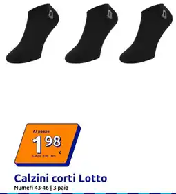 Action Calzini corti Lotto offerta
