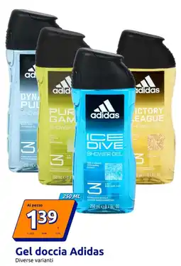 Action Gel doccia Adidas offerta