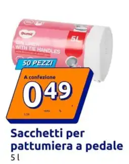 Action Sacchetti per pattumiera a pedale Dumil offerta